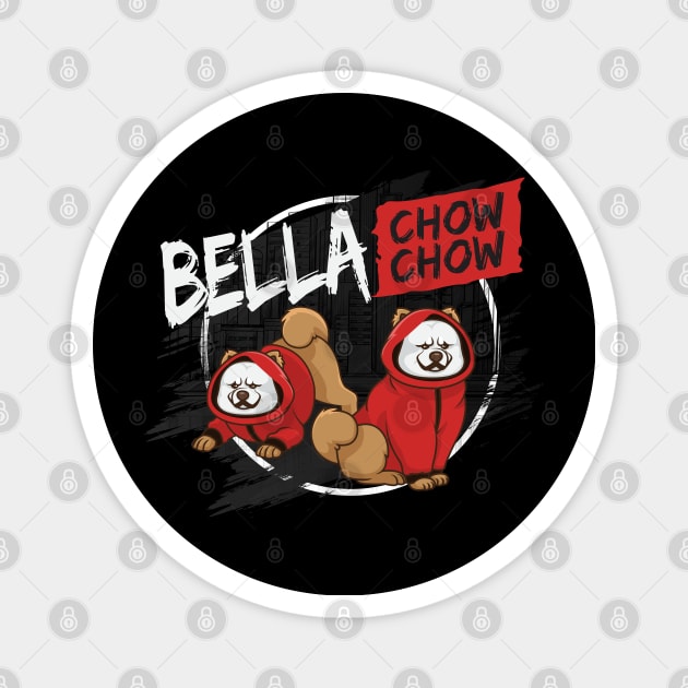 Bella Chow Chow Magnet by Son Dela Cruz